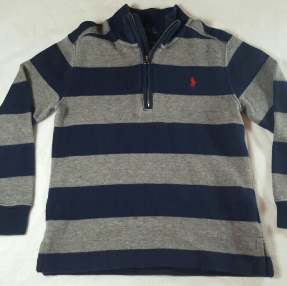 Little boys Polo Ralph Lauren half zip sweater SZ6
